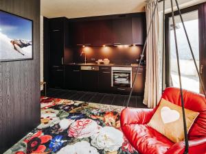 Kuchyňa alebo kuchynka v ubytovaní HEART - Manufaktur Appartements