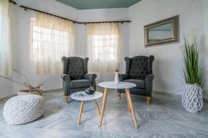 Istumisnurk majutusasutuses Hotel Agios Thomas