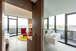 Hotel Gasthof Fischer的休息区