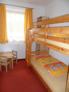Postel nebo postele na pokoji v ubytování Landhaus Müller