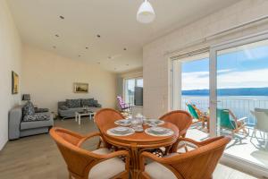 Posezení v ubytování Apartments Luxury view