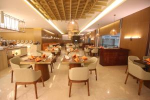 Posezení v ubytování Overseas Chinese Hotel Wenzhou
