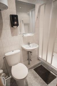 A bathroom at Svečių namai Lingės