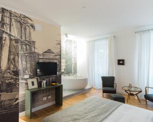 Posteľ alebo postele v izbe v ubytovaní ViandanteHome, Luxury Rooms
