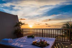 Ein allgemeiner Meerblick oder ein Meerblick von des Hotels aus