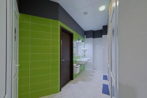 Koupelna v ubytování DREAM Hostel Kyiv