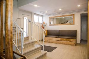 Ein Bett oder Betten in einem Zimmer der Unterkunft Chalet D