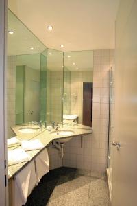 Vannituba majutusasutuses Central Hotel Löwen