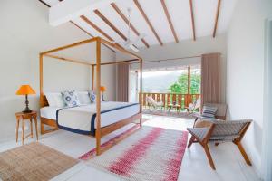 Ένα ή περισσότερα κρεβάτια σε δωμάτιο στο Rukgala Retreat