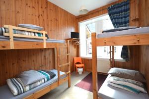 Poschodová posteľ alebo postele v izbe v ubytovaní Blackwater Hostel