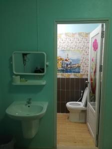 Phòng tắm tại Armthong Resort