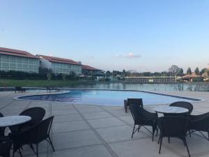 Πισίνα στο ή κοντά στο Flat 301 Condominio Villa Hipica - Gravatá, PE