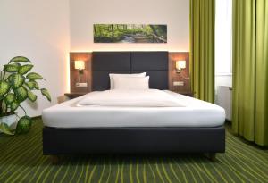 Postel nebo postele na pokoji v ubytování Hotel Meyer