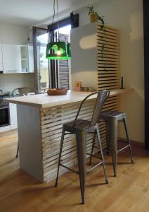 A kitchen or kitchenette at Roof terrace flat Még 9 kép