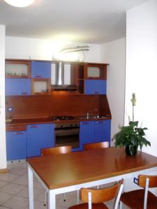 Kuchyň nebo kuchyňský kout v ubytování Ilios Residence