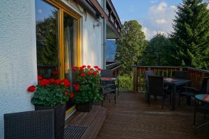 Balkoni atau teres di Pension Dachsteinhof