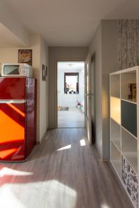 Postel nebo postele na pokoji v ubytování Ferienwohnung Saarschleife