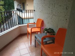 Balkón nebo terasa v ubytování Hostal Alcalá Del Jucar