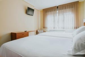 Postel nebo postele na pokoji v ubytování Hotel Isasa