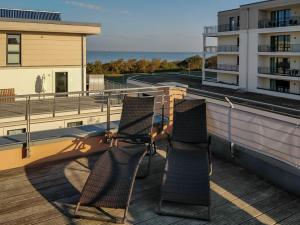 Balkón nebo terasa v ubytování Villa Seeadler