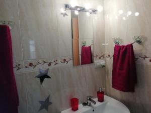 Phòng tắm tại Villa Placidia