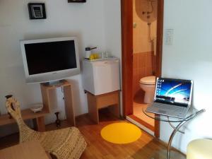 TV tai viihdekeskus majoituspaikassa Apartments Bikica