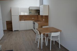 Kuhinja oz. manjša kuhinja v nastanitvi Apartments Ostanek 2