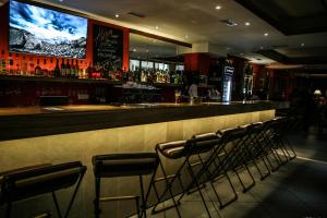 Lounge nebo bar v ubytování GARNI HOTEL ATRIUM