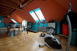 Phòng/tiện nghi tập thể dục tại Wodne Ogrody