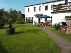 Zahrada ubytování City-Hotel-Wolgast