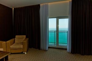 Posezení v ubytování Sky Inn Batumi