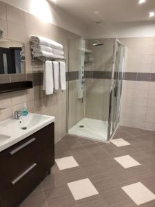 Koupelna v ubytování Apartmán Hrušky + 12 fotografií
