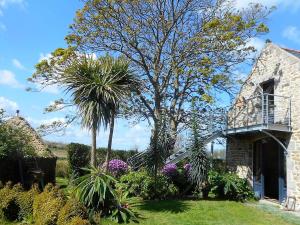 Zahrada ubytování La grange aux lièvres, gîtes Kerdoel