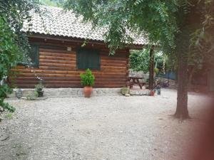 Zahrada ubytování Cabaña de Madera la Encina