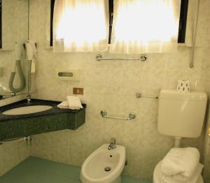 Et badeværelse på Hotel Aggravi