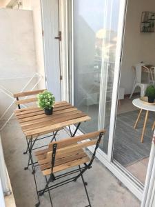 Balcon ou terrasse dans l'établissement Superbe ! Appart T3 - Vue mer - Garage