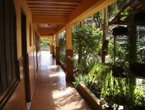 Um jardim em Pousada Recanto das Águas