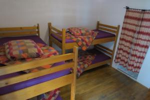 Katil atau katil-katil dalam bilik di SnowBunnys BackPackers Hostel