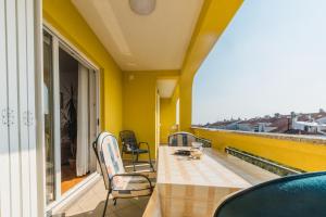 Balkón nebo terasa v ubytování Apartment Sea & Island view