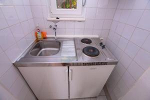 Kuchyň nebo kuchyňský kout v ubytování Apartments Terin