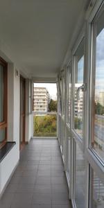 Balkón alebo terasa v ubytovaní Apartament Metropolia typu deluxe, free WiFi, FV
