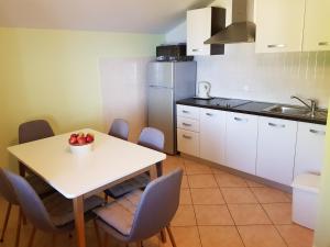 Kuchyň nebo kuchyňský kout v ubytování Apartment Danica