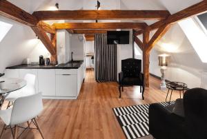 Posedenie v ubytovaní Apartamenty "BULWAR GORZOW"