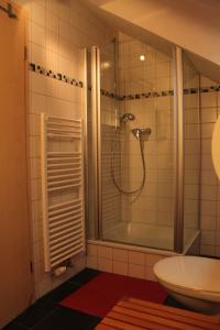 Ett badrum på Hostel Alex 30