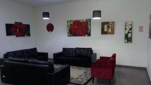 Area soggiorno di Flat no Aldeia das Águas (Deluxe)