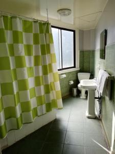 Koupelna v ubytování Hostal Dinamarca