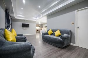 Posezení v ubytování Loma Pool Villa