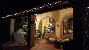 Patio alebo iná vonkajšia časť ubytovania Villaspino