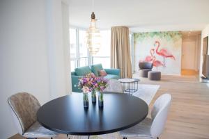 Posezení v ubytování Gubelhof Suites