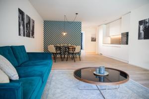 Posezení v ubytování Gubelhof Suites